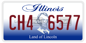 CH46577 license plate in Illinois