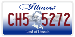 CH55272 license plate in Illinois