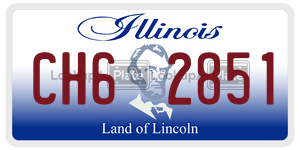 CH62851  license plate in IL