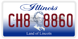 CH88860  license plate in IL