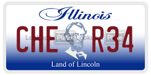 CHER34  license plate in IL
