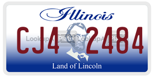 CJ42484 license plate in Illinois