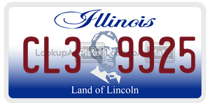 CL39925 license plate in Illinois