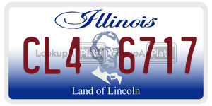 CL46717 license plate in Illinois