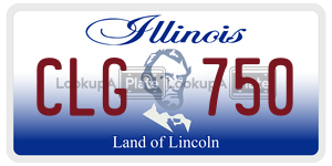 CLG750  license plate in IL