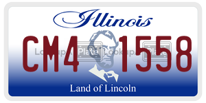 CM41558  license plate in IL