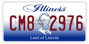 CM82976 license plate in Illinois