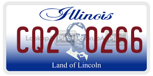 CQ20266  license plate in IL
