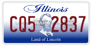CQ52837 license plate in Illinois