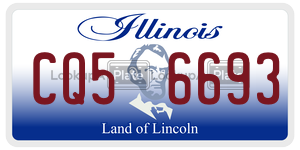 CQ56693 license plate in Illinois