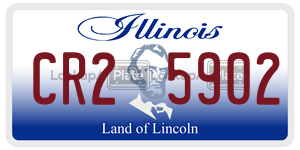 CR25902 license plate in Illinois