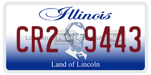 CR29443 license plate in Illinois