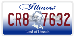 CR87632 license plate in Illinois