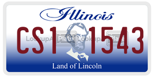 CS11543 license plate in Illinois
