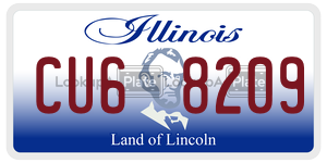 CU68209 license plate in Illinois