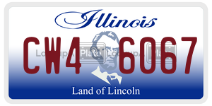 CW46067  license plate in IL