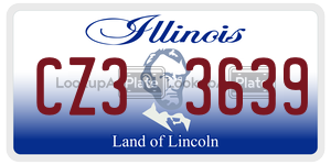 CZ33639 license plate in Illinois