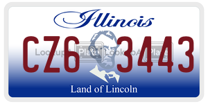 CZ63443 license plate in Illinois