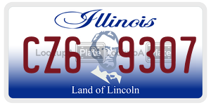 CZ69307  license plate in IL