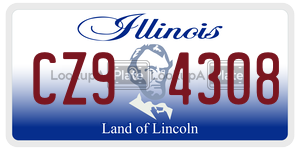 CZ94308  license plate in IL