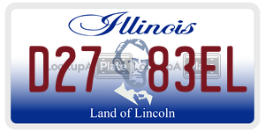 D2783EL  license plate in IL