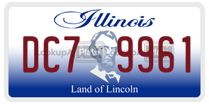 DC79961 license plate in Illinois