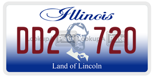 DD2720  license plate in IL