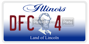 DFC4 license plate in Illinois