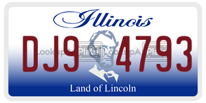 DJ94793 license plate in Illinois