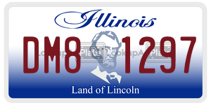 DM81297 license plate in Illinois