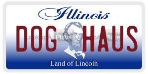DOGHAUS  license plate in IL