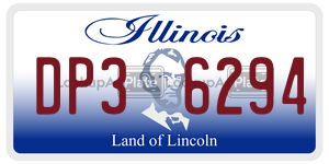 DP36294  license plate in IL