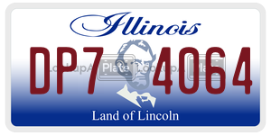 DP74064  license plate in IL