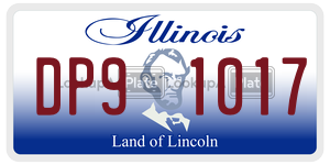 DP91017  license plate in IL