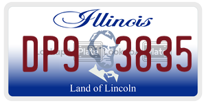 DP93835  license plate in IL