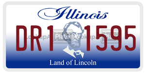 DR11595 license plate in Illinois