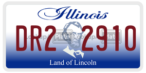 DR22910  license plate in IL