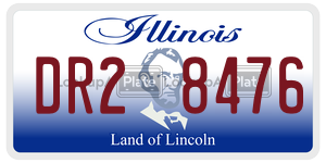 DR28476  license plate in IL