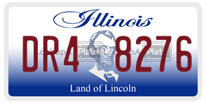 DR48276  license plate in IL