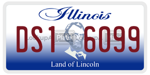 DS16099  license plate in IL