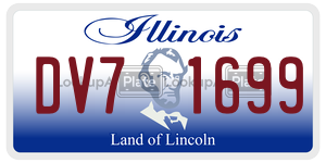 DV71699  license plate in IL