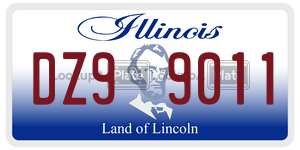 DZ99011 license plate in Illinois
