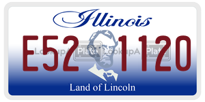 E521120  license plate in IL