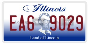 EA69029  license plate in IL