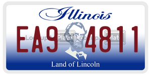 EA94811  license plate in IL