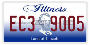 EC39005  license plate in IL