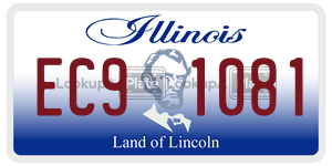 EC91081 license plate in Illinois
