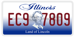 EC97809  license plate in IL