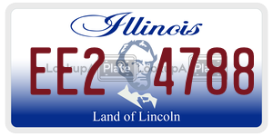 EE24788 license plate in Illinois