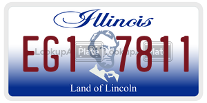 EG17811  license plate in IL